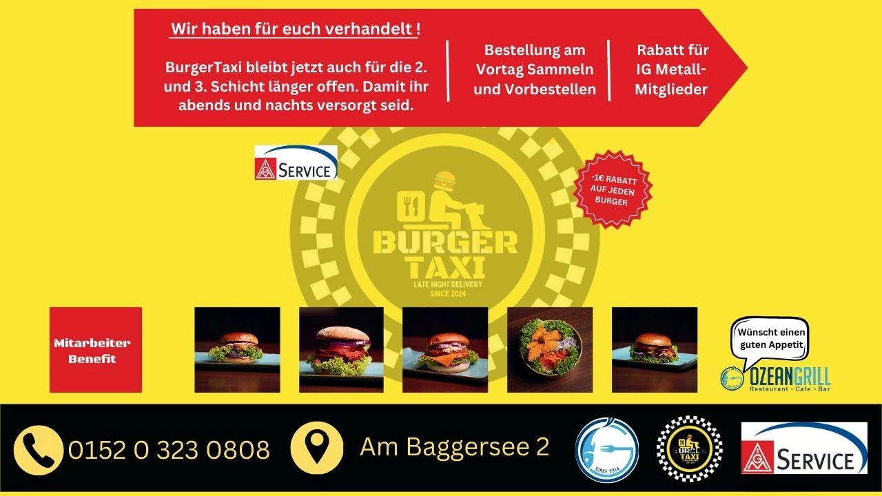 Flyer Burger Taxi