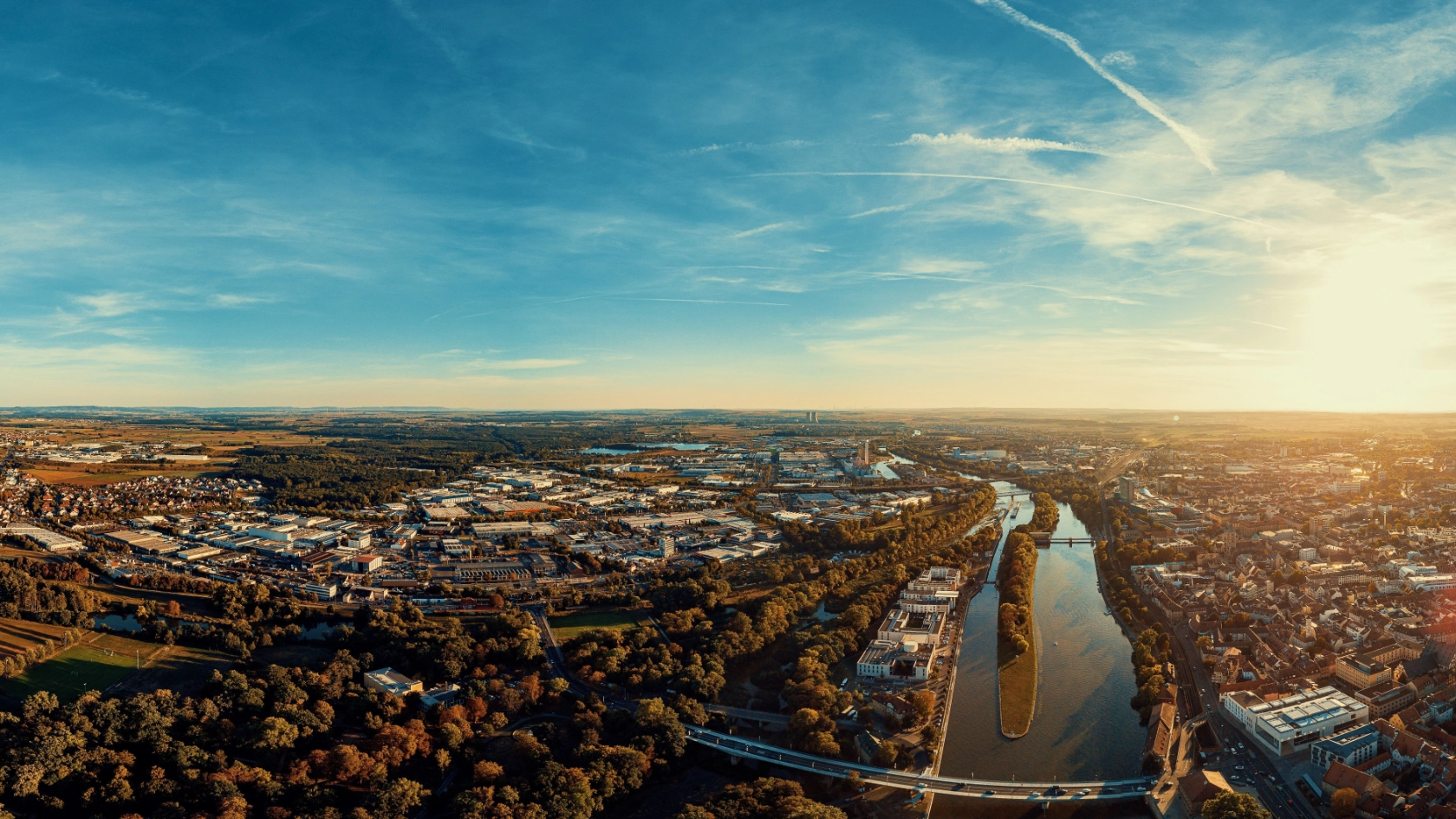 Panorama Schweinfurt Mainblick