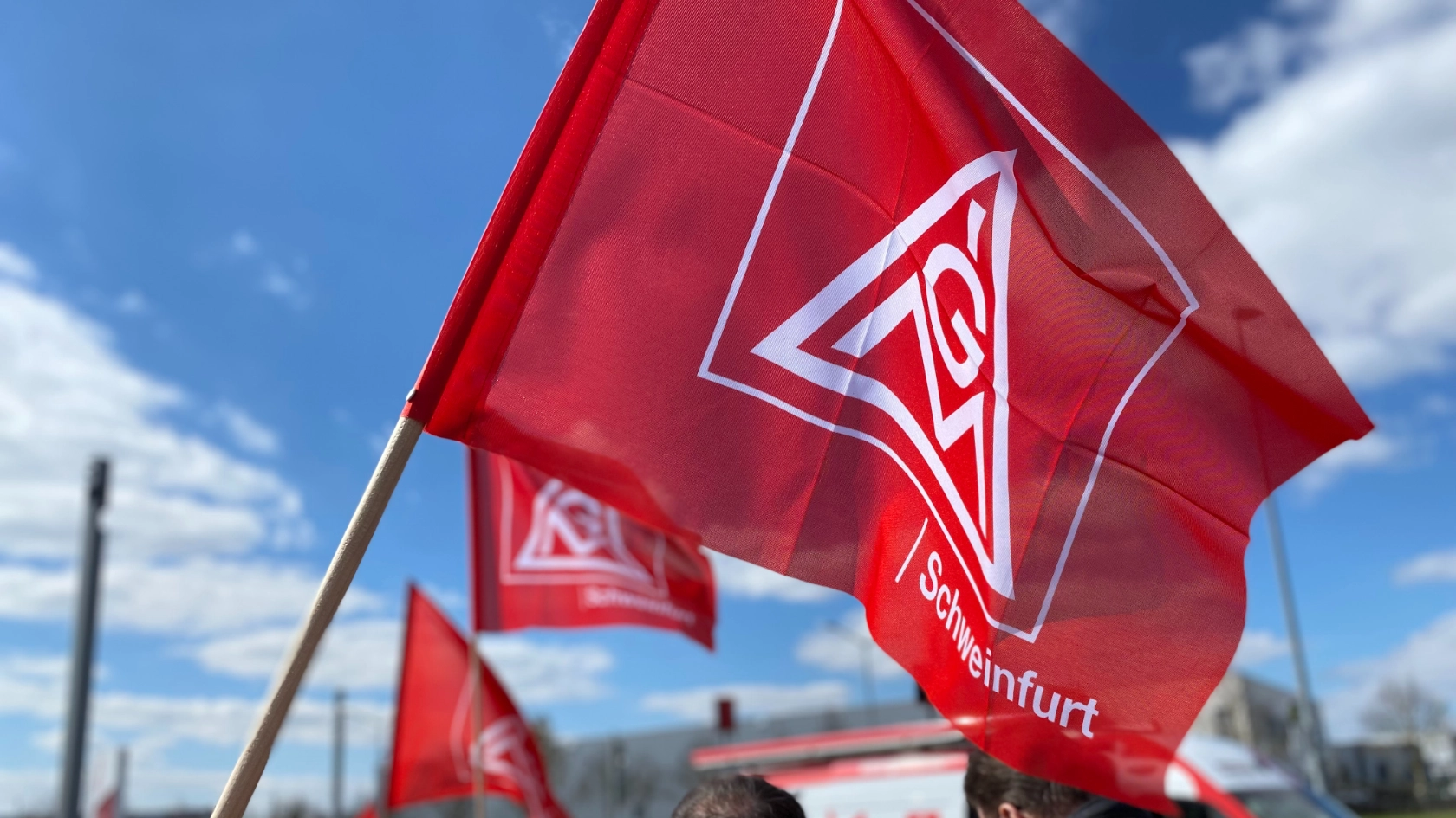 Fahne zur Delegiertenwahl