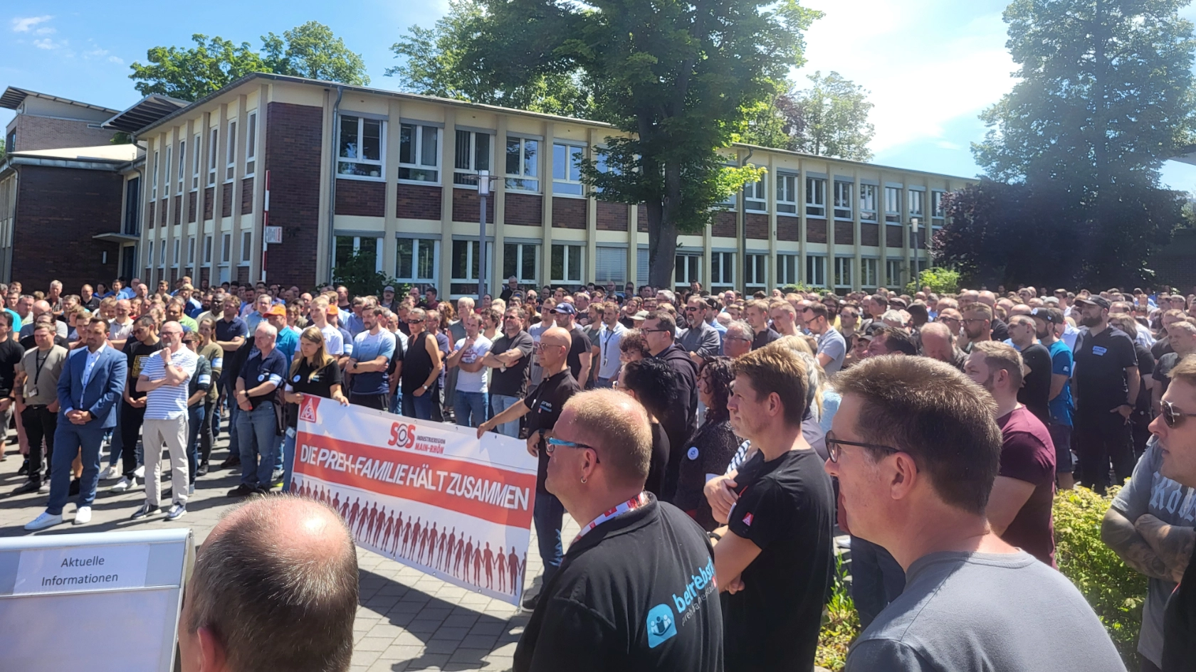 Protest bei Preh gegen Stellenabbau
