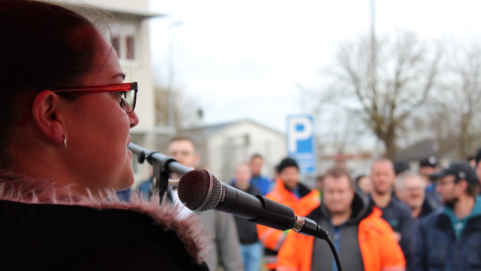 Protestkundgebung Valeo