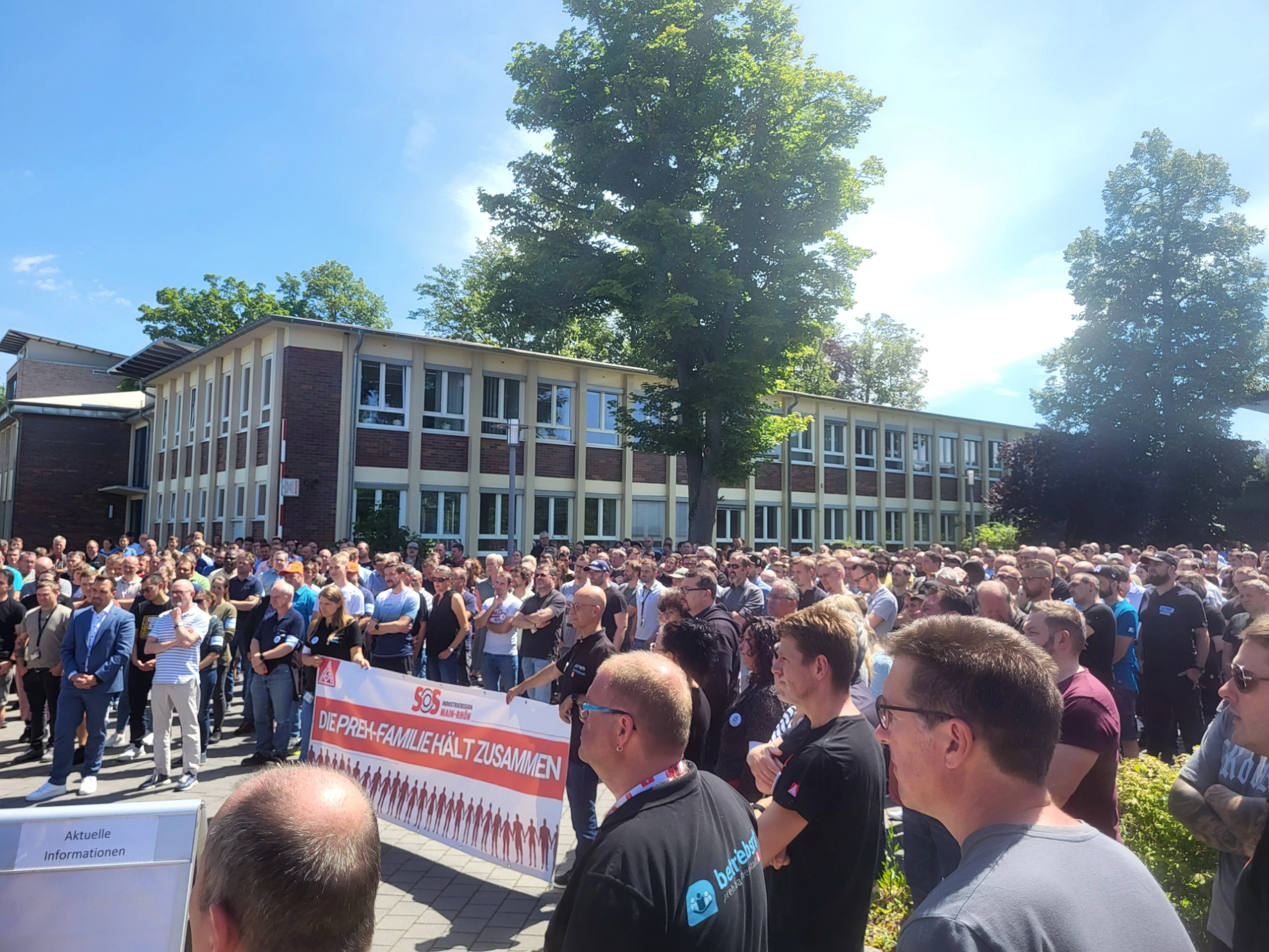 Protest bei Preh gegen Stellenabbau
