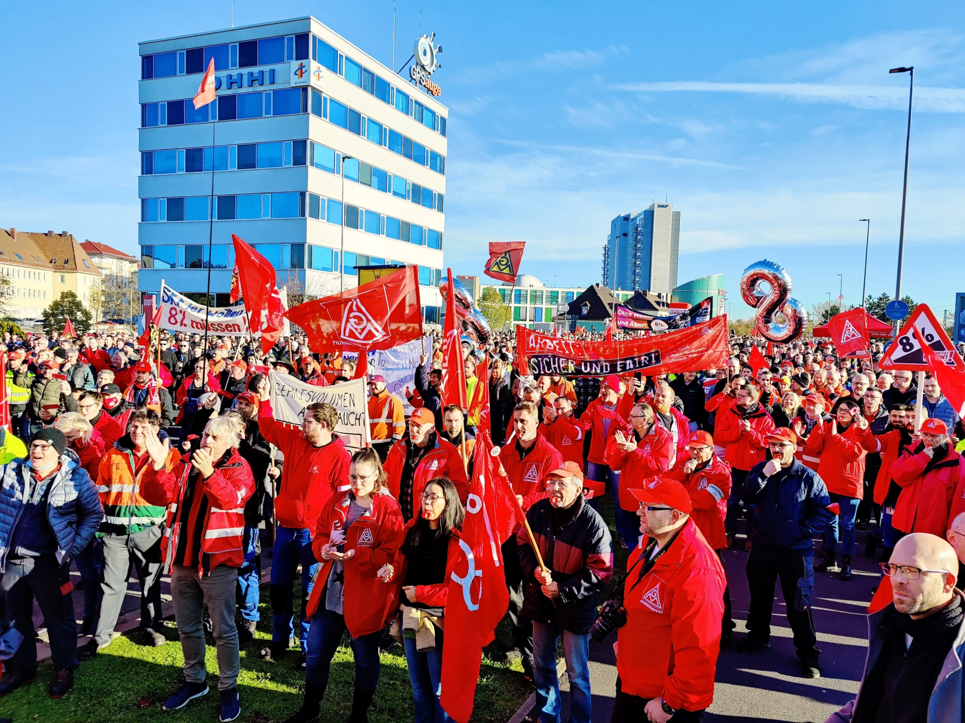 Zentrale Kundgebung in Schweinfurt