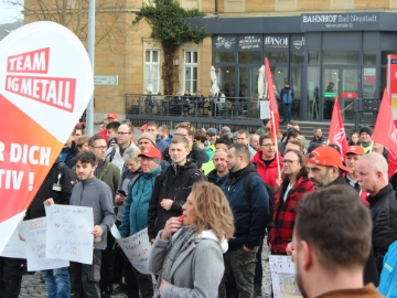 Valeo-Beschäftigte wehren sich gegen geplante Teilwerksschließung