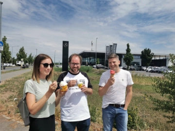 Eisaktion bei Emil Frey Mainfranken GmbH im Maintal