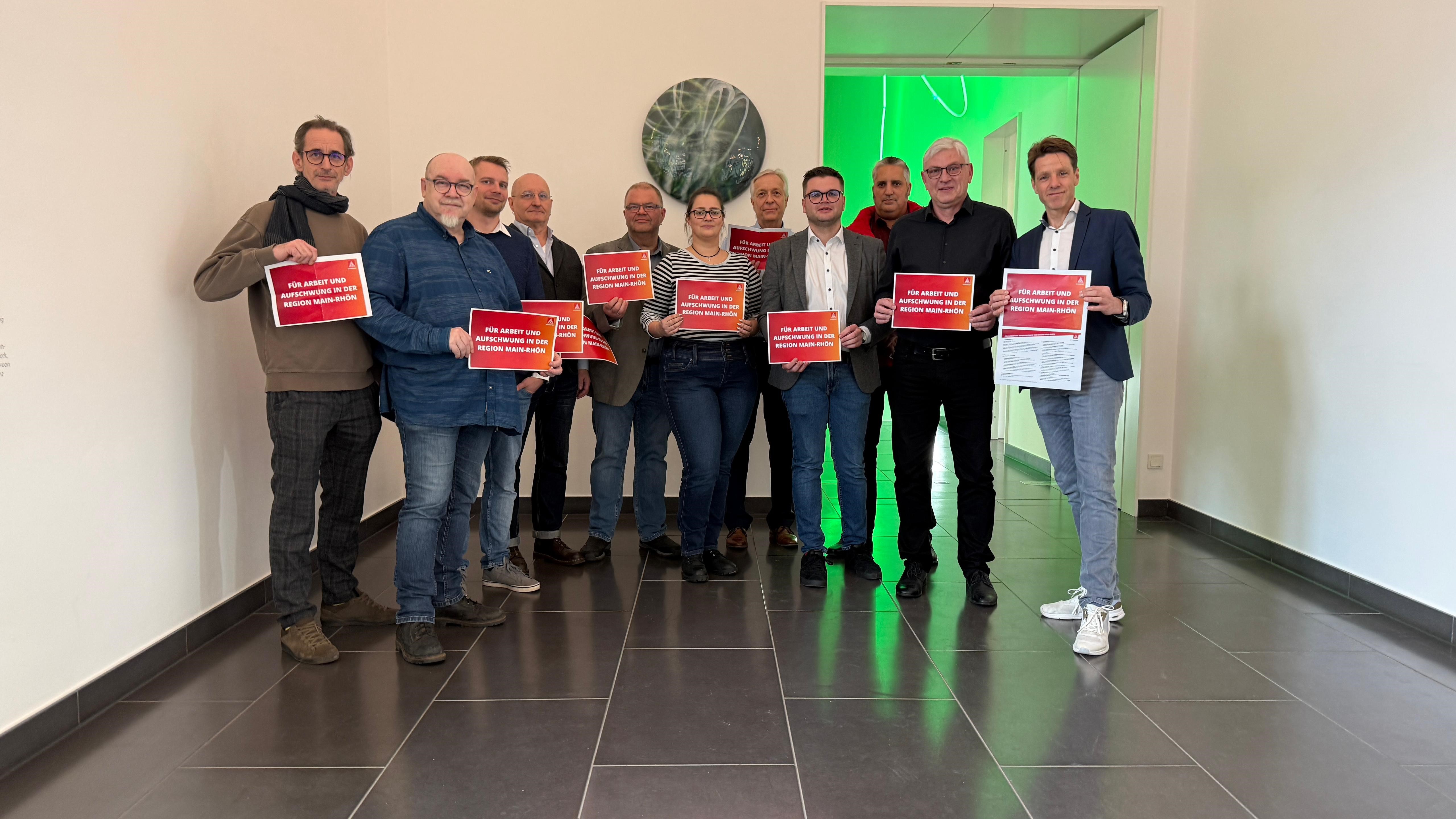 Arbeit und Aufschwung_Übergabe Positionspapier Söder